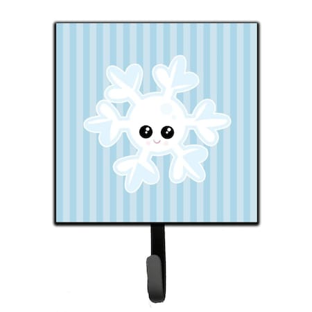 Jensendistributionservices Weather Snowflake Face Leash or Key Holder MI1713950